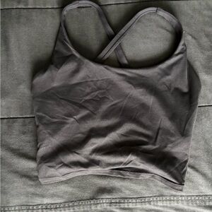 Women's Black Cropped Tank Top